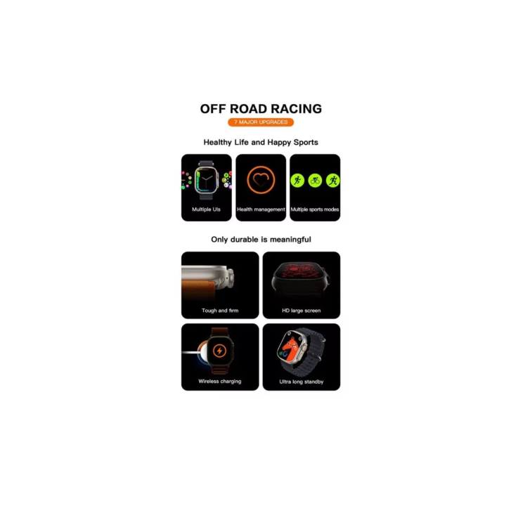 T900 Ultra 2.09 Infinite Display Smart Watch